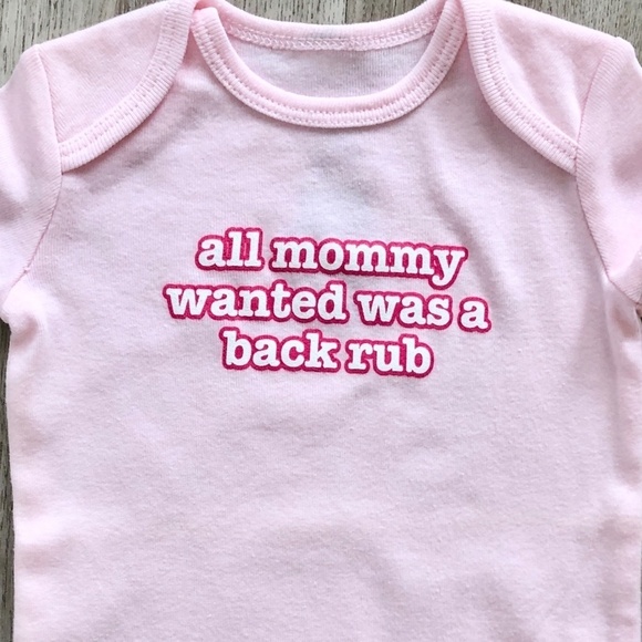 Baby, Onesie, Pink, Funny, Graphic, ONESIE, Size 3-6 MTS, New With Tags - Picture 3 of 7